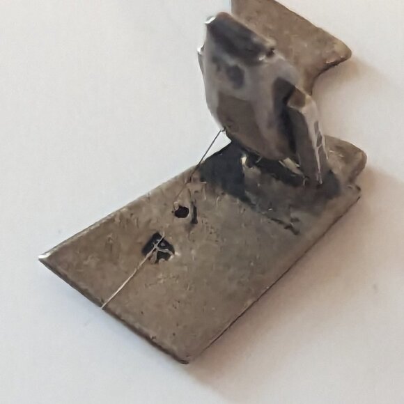 Vintage Egyptian Sterling Silver Cufflinks Nefertiti Egyptian Revival Whale Back - Picture 6 of 9